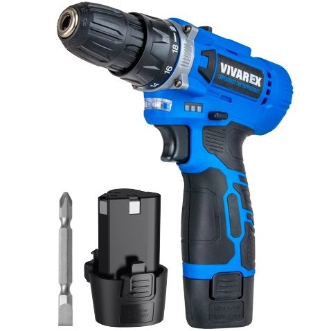 دریل شارژی دو باطری بدون لوازم ویوارکس VR1215V-2B