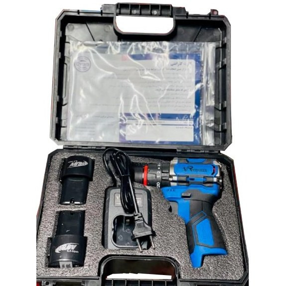 دریل شارژی 16.8 ولت براشلس ویوارکس VR1610V-21BL