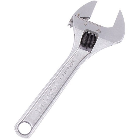 آچار فرانسه ۴ اینچ صنعتی تاپ تول TOPTUL - AMAB1710